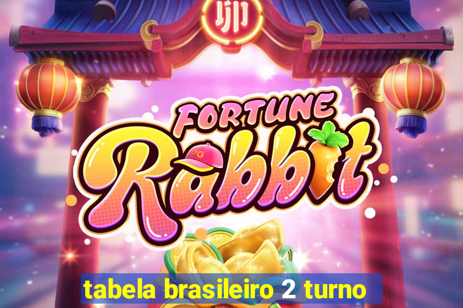 tabela brasileiro 2 turno