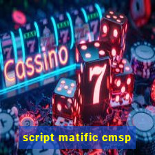 script matific cmsp