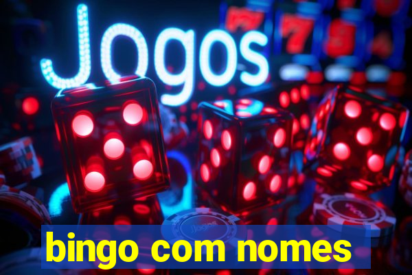 bingo com nomes