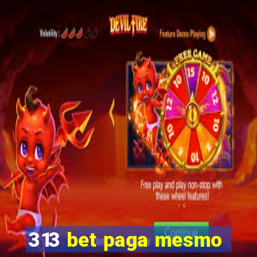 313 bet paga mesmo