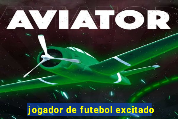 jogador de futebol excitado