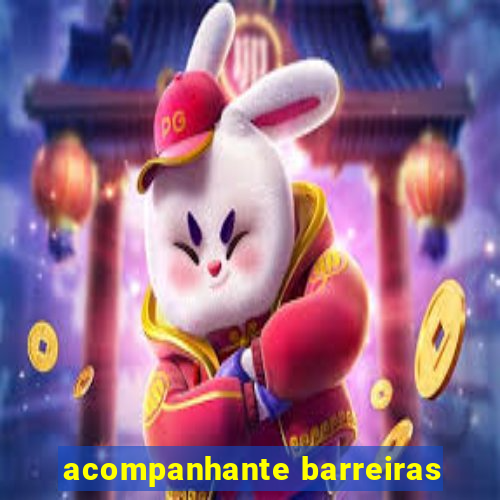 acompanhante barreiras